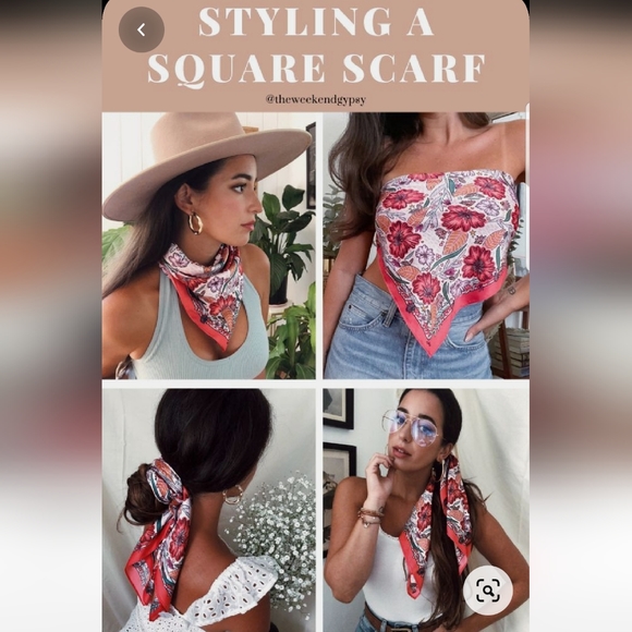 NWOT Pier Giorgio Italian Scarves - Picture 6 of 9